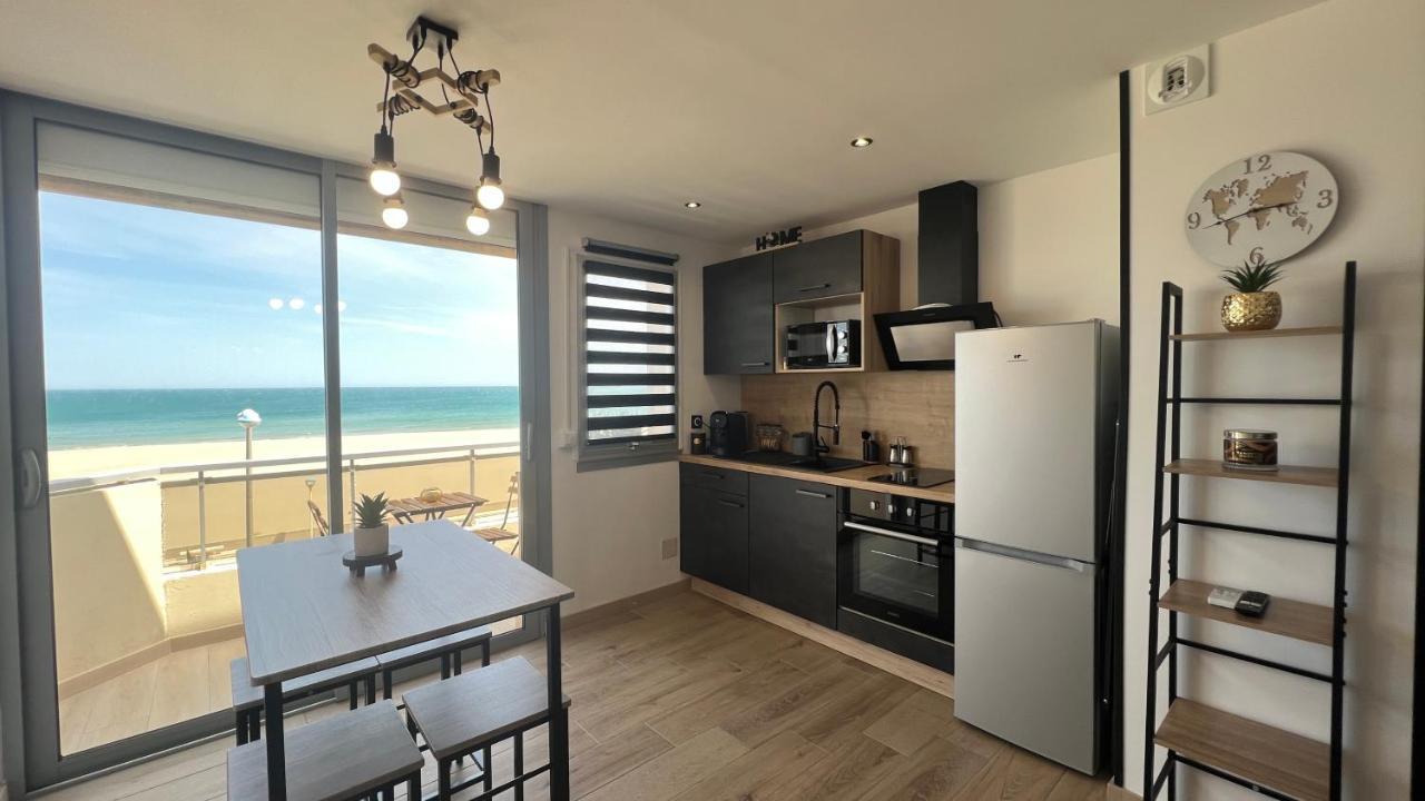 Appartement Cosy, Vue Mer Avec Parking Privatif Canet-en-Roussillon Exterior foto