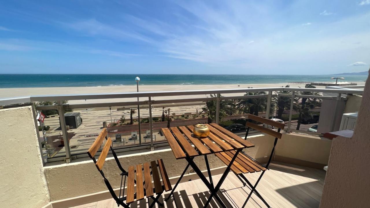 Appartement Cosy, Vue Mer Avec Parking Privatif Canet-en-Roussillon Exterior foto