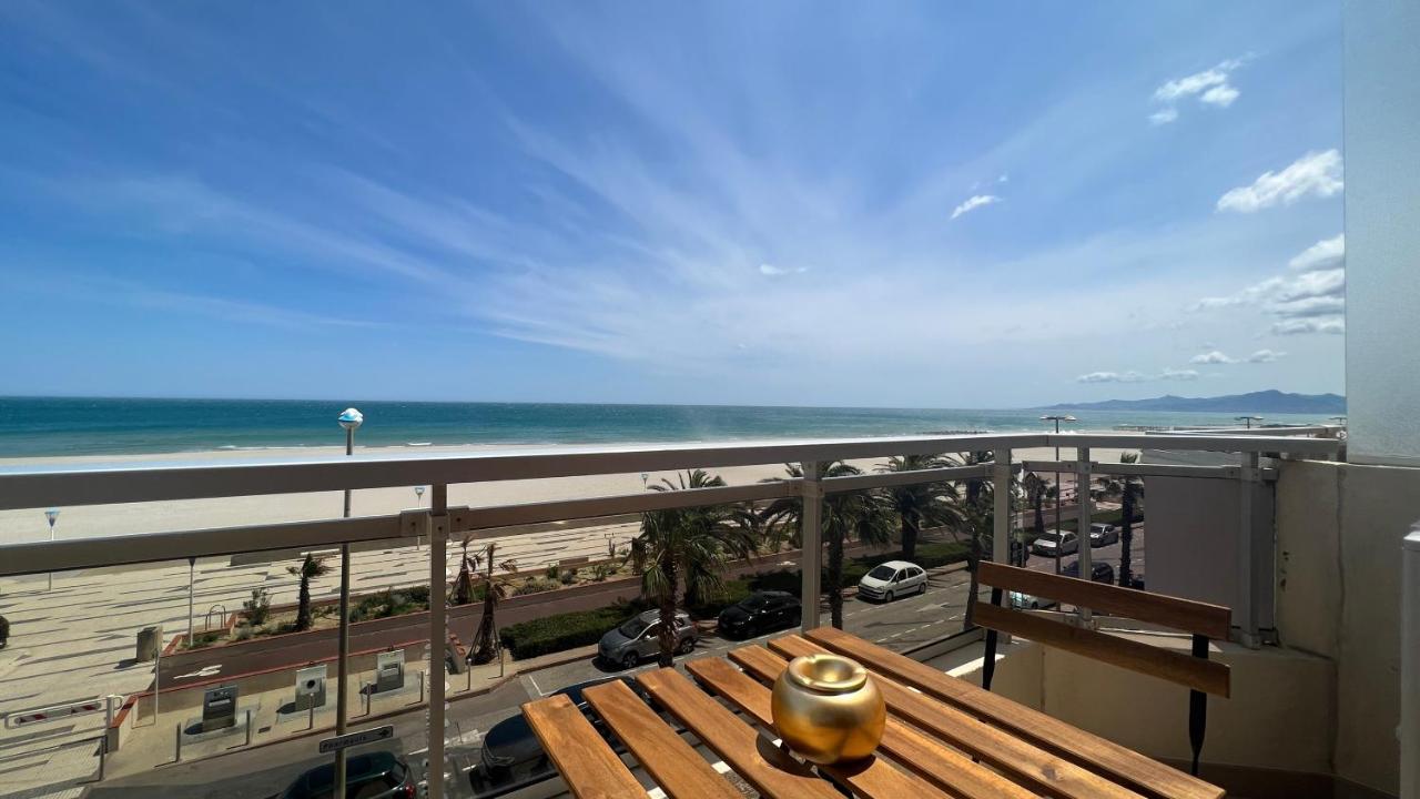 Appartement Cosy, Vue Mer Avec Parking Privatif Canet-en-Roussillon Exterior foto